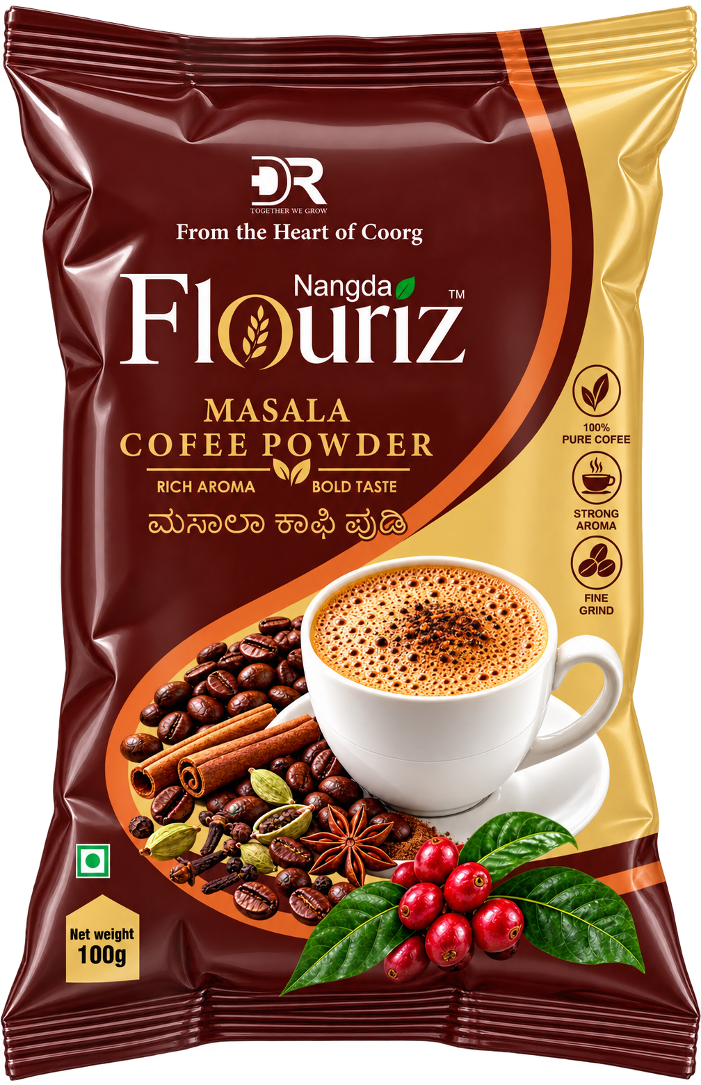 Flouriz Masala Coffee Powder